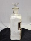 Antique Under Glass Label Aq Camphor Apothecary Bottle Jar Medical 1880- Read