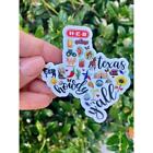 Texas State Symbols Sticker Heb Longhorn Bucees