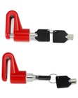 Motorcycle Wheel Lock 2 Pack Disc Brake Lock Anti Theft Bike Lock Security