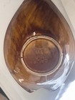 Vtg Mcm California Pottery Drip Glaze Bowl Dish Red Orange Flame Lava Large