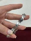 Vintage Mexico 925 Sterling Silver Link Bracelet Taxco Style Heavy 50 7 G