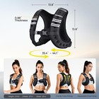 Prodigen Weighted Vest For Women And Men 8 12 16 20 25 30 Lbs With Reflective St