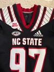 Nc State Wolfpack Football Team Issued Game Worn Adidas Jersey Black Size Xl