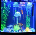 Aquarium Jellyfish Decoration Glowing Effect Fish Tank Artificial Ornament Decor