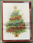 Papyrus Boxed Christmas Cards With Envelopes  Peace And Happiness  Christmas  