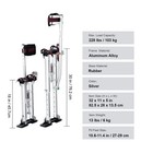 Drywall Stilts Aluminum Tool Stilts 18  -30   Adjustable Painting Taping