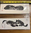 Chinese Brush Painting Prints - Cats  Appear To Be  Xieyi  freehand  Style Set 2