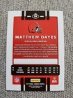 2017 Panini Donruss - Rookies Matthew Dayes  359 Press Proof Silver  1 100
