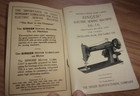 Singer Sewing Machine Instruction Booklet 66-16 Vintage 1940 s Vguc