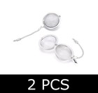 2 Pack Tea Infuser Ball Mesh Loose Leaf Herb Strainer Stainless Steel  Locking