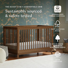 Babyletto Scoot 3-in-1 Convertible Crib With Toddler Bed Conversion Kit In Natur