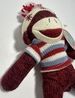 Dan Dee Sock Monkey Red 10    Plush Stuffed Animal Nwt