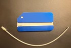 Ss United States Custom Aluminum Luggage Tag - Blue