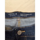 Torrid Perfect 10 Bermuda Short Vintage Stretch Dark Wash Blue Denim Womens 24