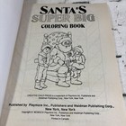Vintage 1993 Santa   s Super Big Coloring Book Fun To Color Christmas Unmarked