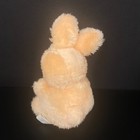 Dan Dee Peach Bunny Rabbit Plush Stuffed Animal Pink Nose Sits Vintage 1979 6 