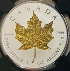 2019 Canada  20 Gilt Maple Leaf Incuse 40th Anniversary Ngc Pf70rev Pf Fdoi         