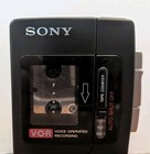 Sony Microcassette Recorder Model M555v Black Vor Tested read Description  