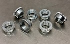 New Single Sugino Serrated Steel Track Bmx Silver Chainring Nut Fixed Gear Fixie