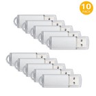  10pack 1g 2g 4g 8g 16g Usb Flash Drive Memory Stick Rectangle Thumb Pen Storage