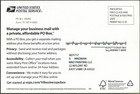 Usps Business Po Boxes Postcard Postal Service Ad Vertising 2009  bonus
