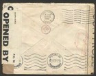 Morocco Maroc To Uk Airmail Double Censor Cover 1942 W 4 Colour Stamps Very Nice