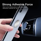 1pc Metal Plate Disc Phone Holder Car Mount Sticker Magnetic Self Adhesive