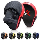 Boxing And Mma Punching Mitts - Hook   Jab Pads  Punching Mitts A Pair Red