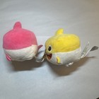 Pinkfong Baby Shark Official Song Cubes 2 Singing Plush Mommy   Baby Stuffed Toy