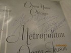 Vintage Opera House Metropolitan Season Chicago Program 1955 Signed By 2 Singers