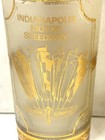 Vintage Indianapolis Motor Speedway Indy 500 Gold Trimmed Drinking Glasses X2