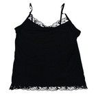 Charter Club Women s Camisole Lace-trim Shelf-bra Classic Black New