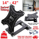 Full Motion Tv Wall Mount Bracket Swivel Tilt 14 18 26 32 40 42 Inch Led Lcd Us