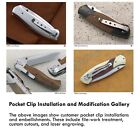 Replacement Pocket Clips For Folding Knives  Cell Phones  Flashlights    More 