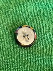 Vintage Plaid Fabric Covered Buttons Lot 3pc Multi Color Sewing Craft