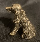 Cute Cocker Spaniel Dog Brass 1 1 4  Handcrafted Figurine