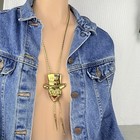 Vintage Jolly Corks Elks Lodge B p o e  Heavy Gold Tone Bolo Tie Only 1 On Ebay 
