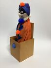Vintage Jax Of Maine Handcrafted Jack In The Box Jester Handmade Very Rare Htf