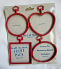 Lot Of 12 Plastic Frames For Crafts  Needlework  Papercrafts  Photos   More