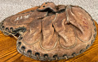 Vintage Leather Baseball Catchers Glove Mitt Good Condition