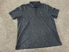 Travis Mathew Polo Shirt Mens Xxl Blue Floral Golf Stretch Performance Logo