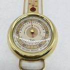 Taylor Stormoguide Brass Barometer Thermometer Weather Station Golf Antique 20s