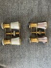 2 Pair Of Antique Late 1800 Lemaire Mother Of Pearl Opera Binoculars Glasses  