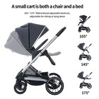 Baby Stroller 2in1  Standard Pram  Foldable Compact Stroller  High Land  Scape