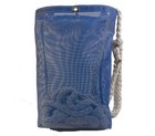 Rope Bag  Blue Mesh  Heavy Duty  Great For Boats Or Shore Lines