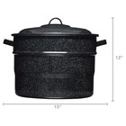 Granite Ware Enamel On Steel 21 5-quart Water Bath Canner With Lid   Jar Rack  S