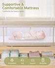 3-in-1 Baby Bassinet Bedside Sleeper With Wheel   Height Adjustable For Infant