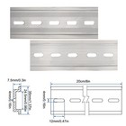 10 Pieces Din Rail Slotted Aluminum Rohs 8 In  Long 35mm 7 5mm 6 67 Ft  Total