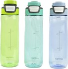 Contigo Autoseal Water Bottles  100  Spill-proof  24 Oz  3 Pack  New In Box