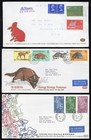 Hong Kong China Stamps Collection Lot Of 21 Early First Day Covers Fdcs